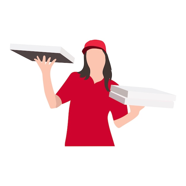 delivery guy illustration