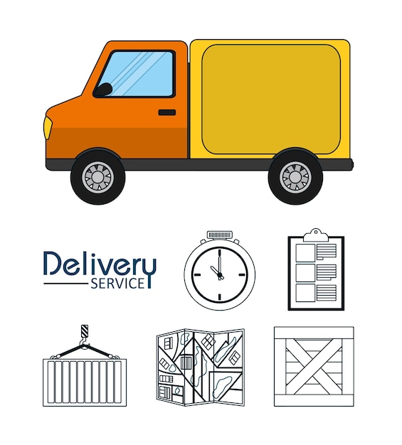 Delivery and logistics service concept