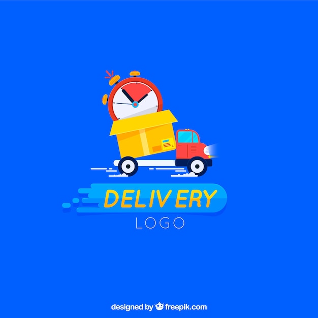 Vector delivery logo for company