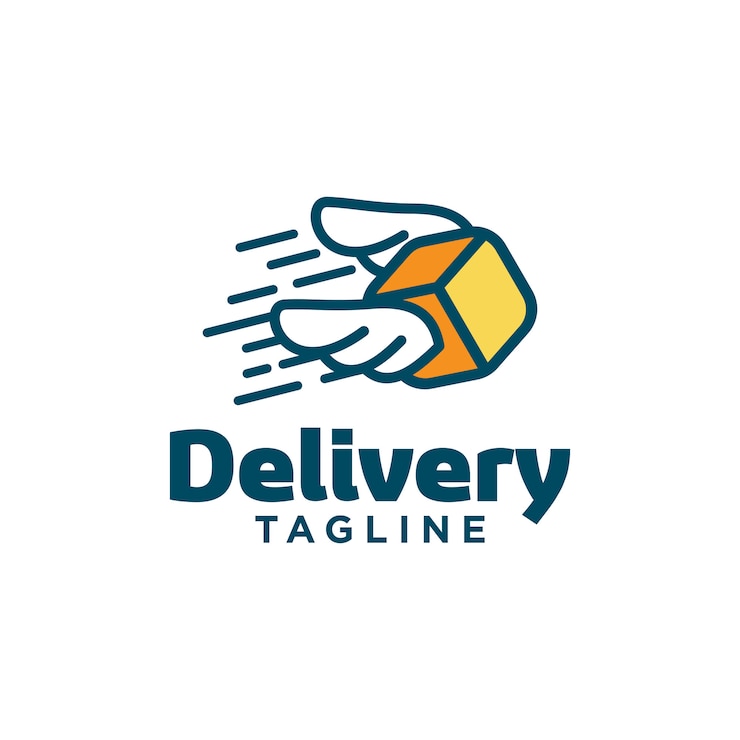 Vector delivery logo template