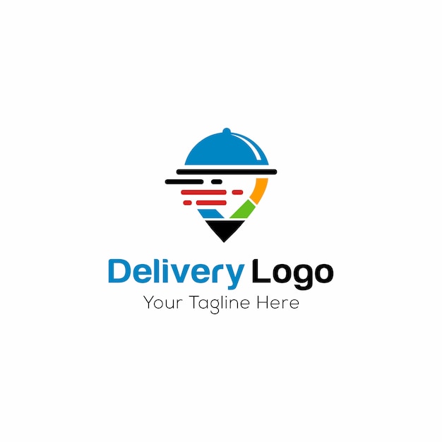 Vector delivery logo template