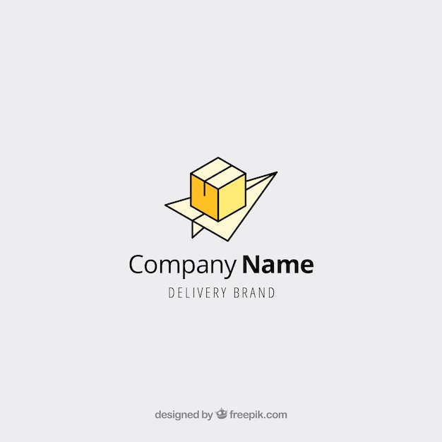 Vector delivery logo template