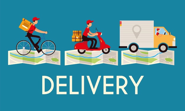 delivery map transport
