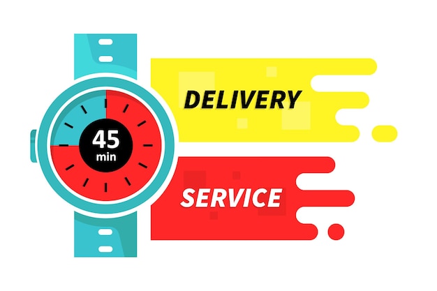 Vector delivery service 45 min