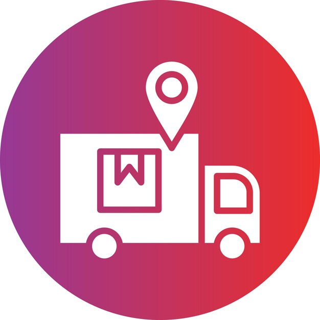 デリバリーサービスアイコンのスタイル