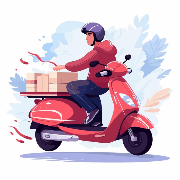 delivery service illustration