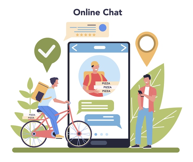 Онлайн-сервис или платформа службы доставки