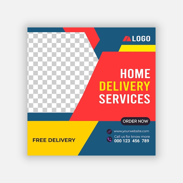 Delivery Service social media post ad template
Home Delivery Service ad Banner
Delivery ad Banner