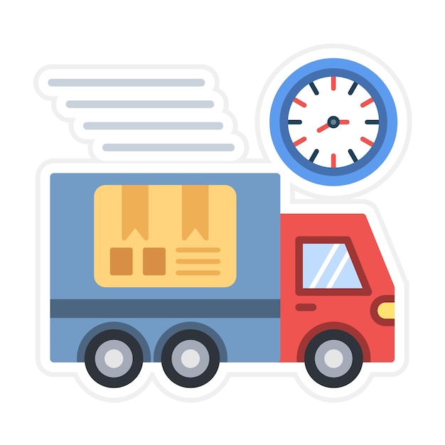 Vector delivery service vector icon can be used for delivery and logistics iconset