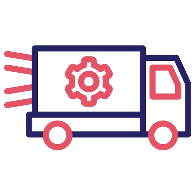 Delivery Service vector icoon illustratie van Delivery en Logistiek icoon set