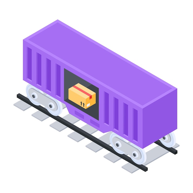 Vector delivery services isometric icon