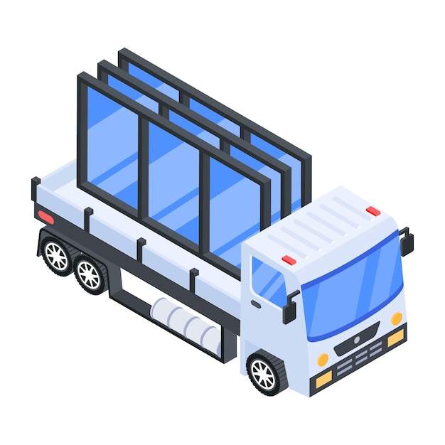 Delivery Services Isometric Icon