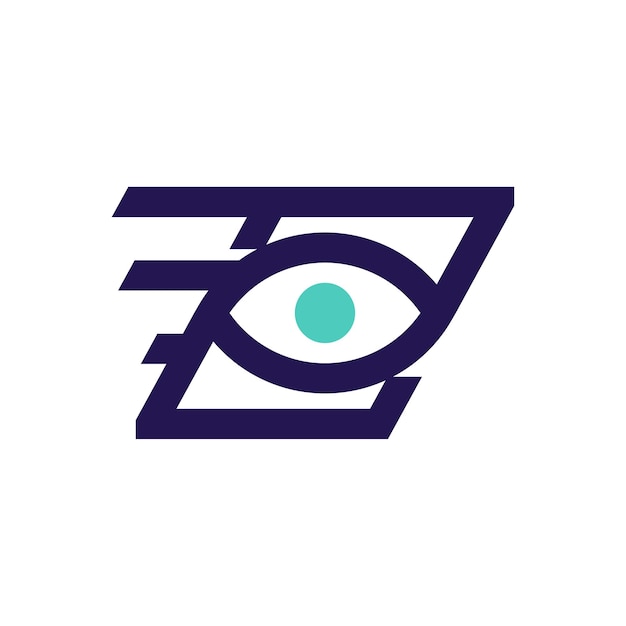 Delivery Shipment Eyes Logo