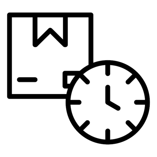 Delivery Time Icon Style