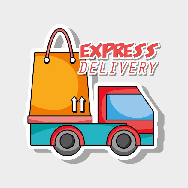 Delivery transport shipping business service 