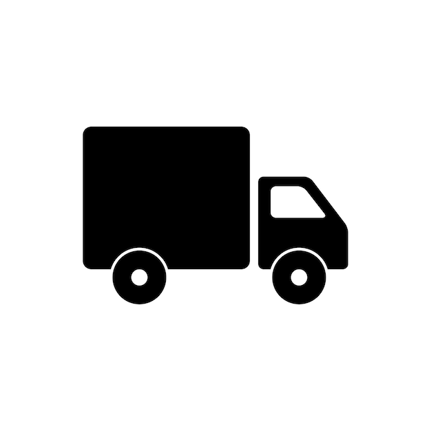 Delivery truck icon isolate on White background Truck Symbol drawing by illustration