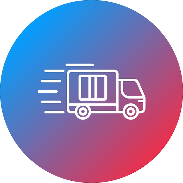 Delivery Truck icoon vector afbeelding Kan worden gebruikt voor Food Delivery