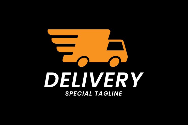 delivery truck logo design