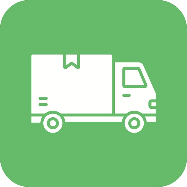 Delivery Truck vector icon Can be used for Delivery and Logistics iconset