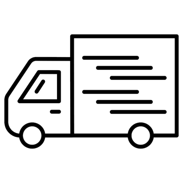 Delivery Truck Vector Illustration