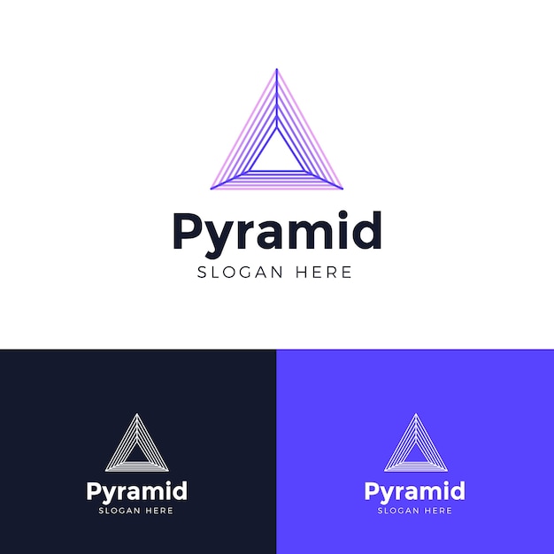 Vector delta business logo design