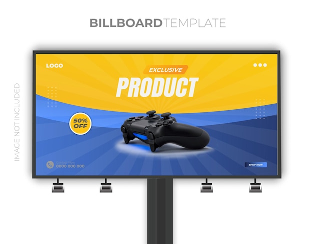 Высококачественный контент социальных сетей и продуктов Billboard для предложений Черной пятницы