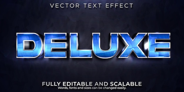 Vector deluxe text effect