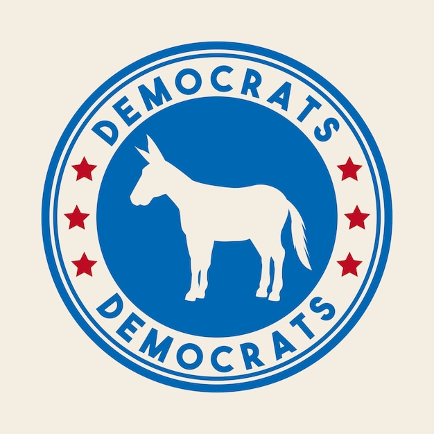 Vector democrat political party animal