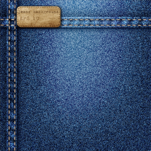 Vector denim background