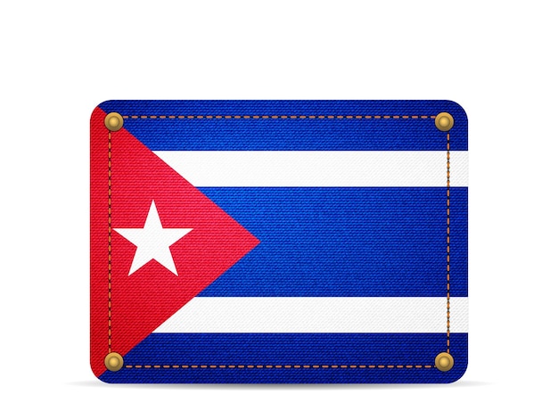 Denim Cubaanse vlag