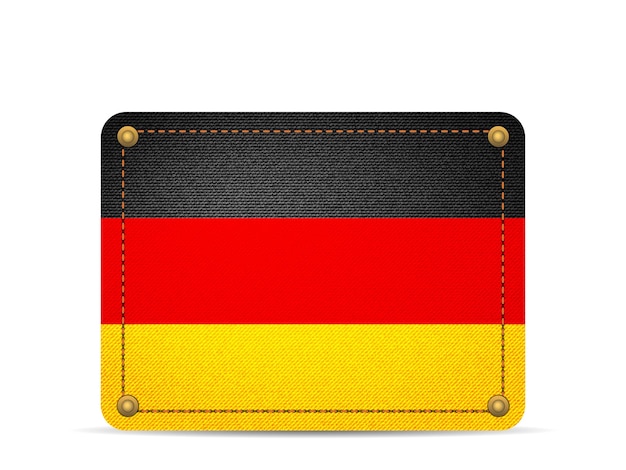 Vector denim germany flag