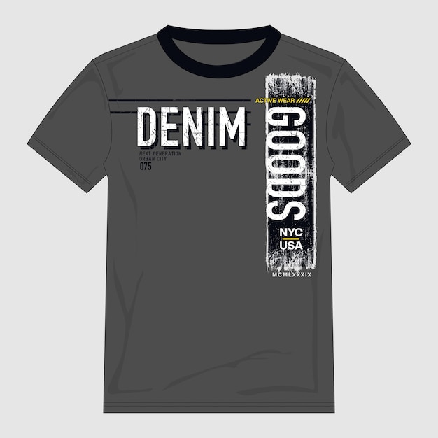 Vector denim goods tshirt design and more