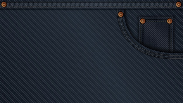 Vector denim jeans fabric background pattern