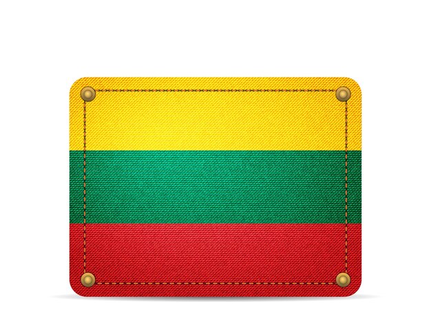 Denim Lithuania flag