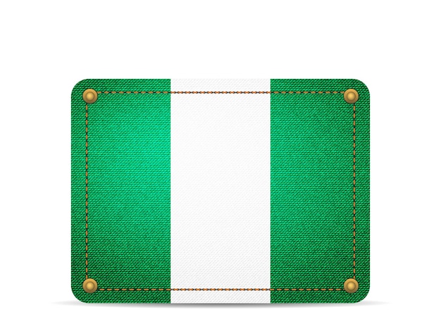 Denim Nigeria flag