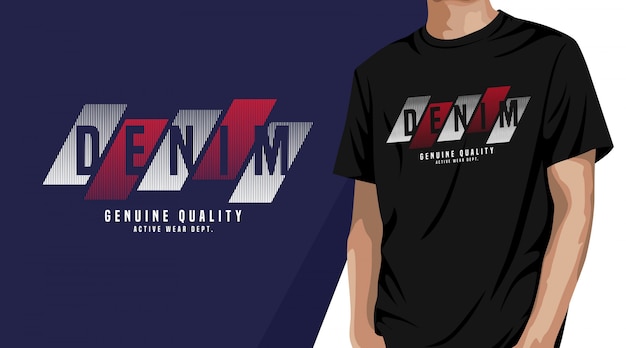 Denim - design t-shirt