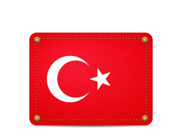 Denim Turkse vlag