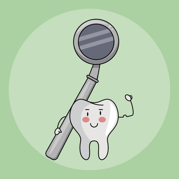 Dental care cartoons