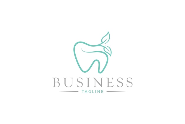 Dental care clinic logo Healthy tooth dentist toothpaste and mouthwash vector icon