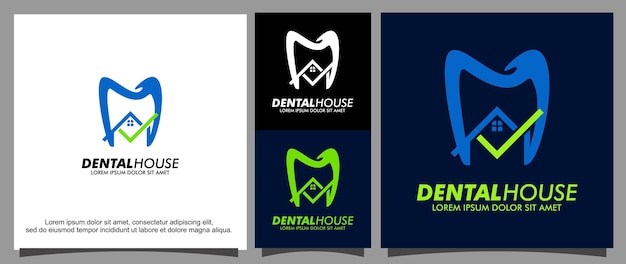 Dental care clinic logo template