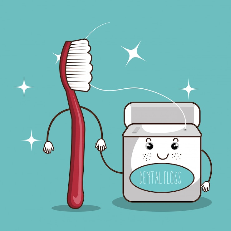Vector dental care design 