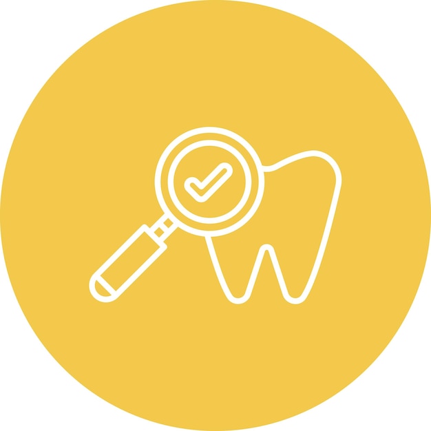 Vector dental checkup vector illustration style