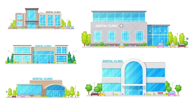 dentist office building clipart