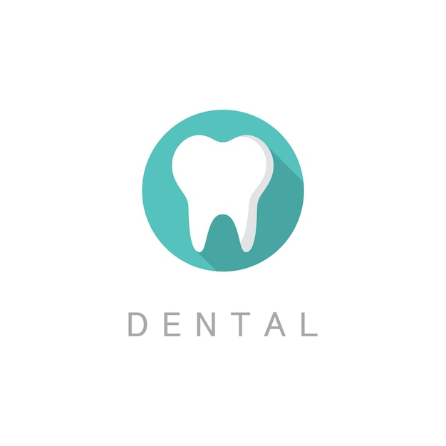 Logo della clinica dentale dentista e bocca di salute illustrazione per il tuo business