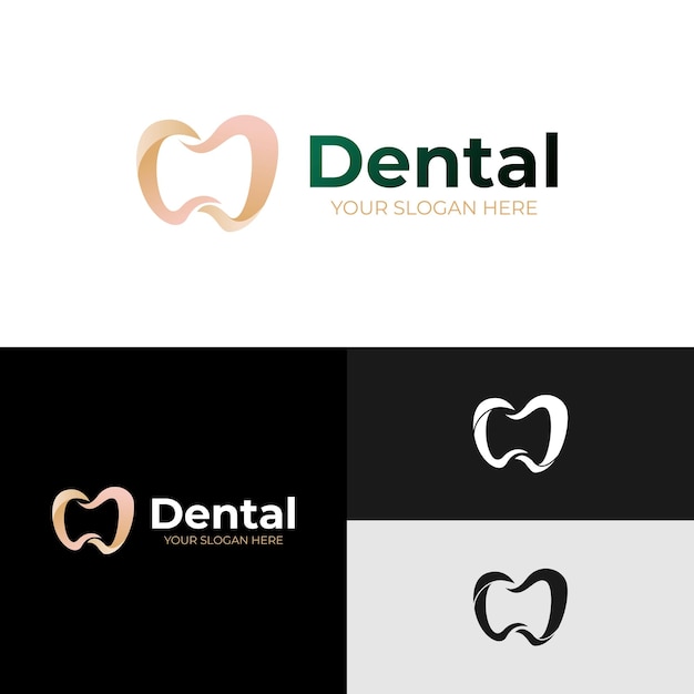 Vettore dental clinic logo