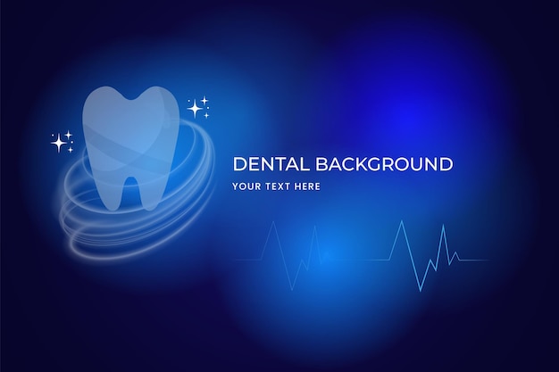 Dental clinic and medical with abstract background template