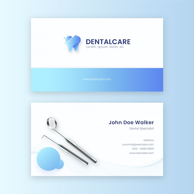 Dental clinic template design