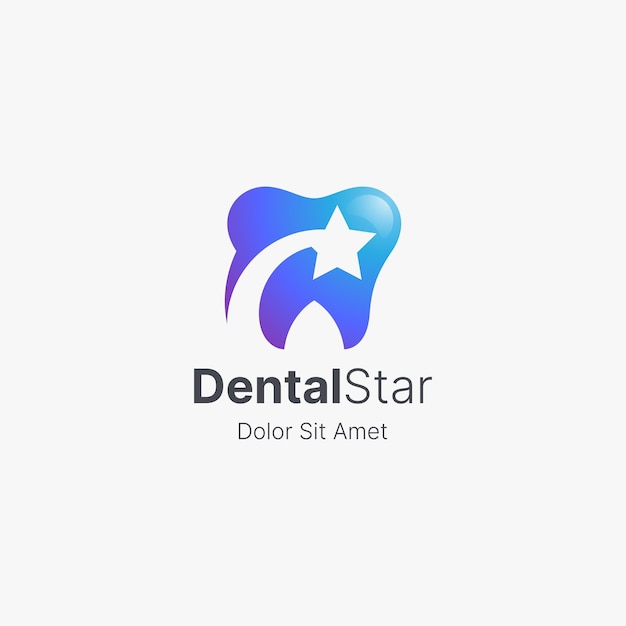 Dental clinic with star logo