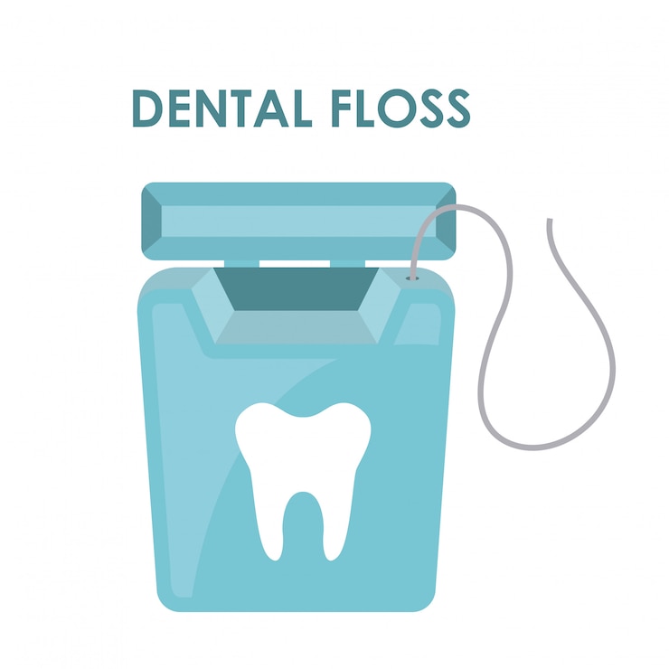 Vector dental design over white background vector illustration