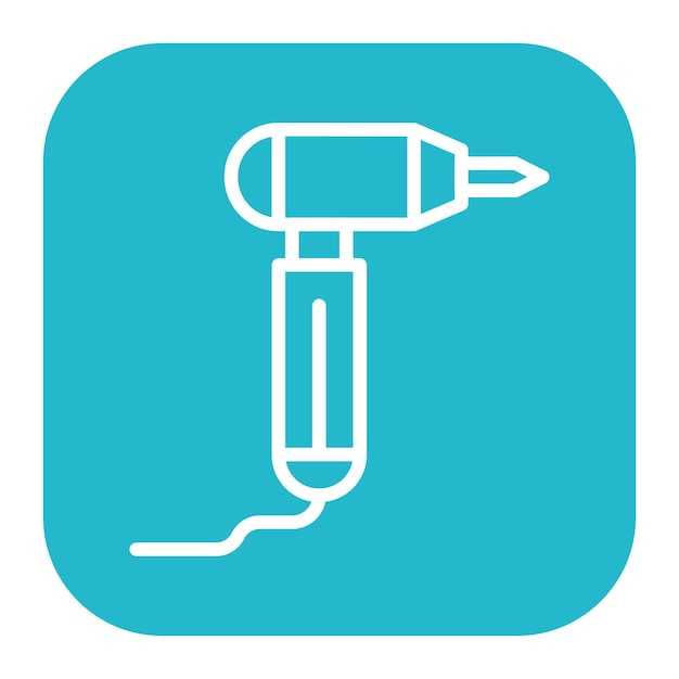 Dental Drill Vector Illustration